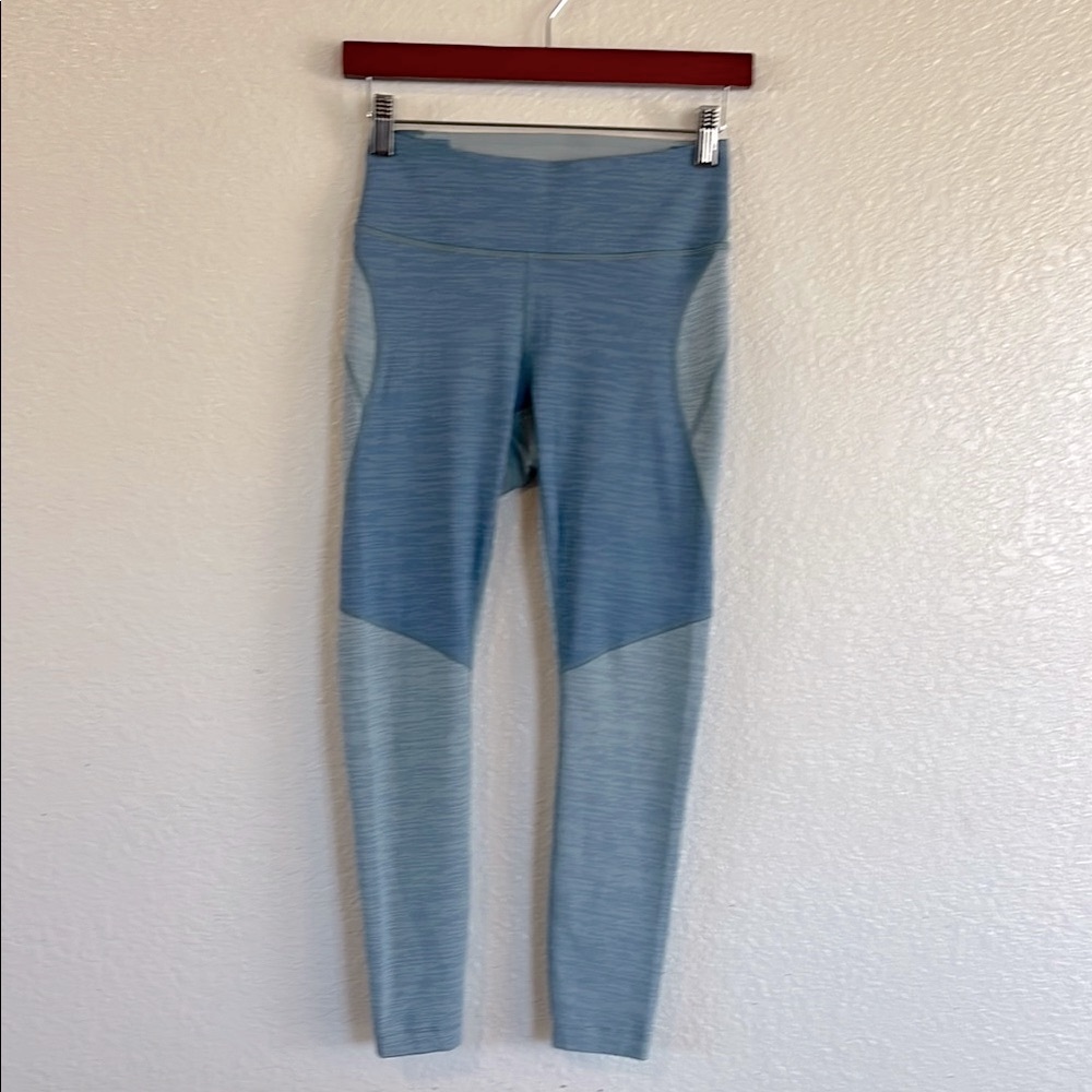 Outdoor Voices Stylish Blue Gray Leggings Size Small